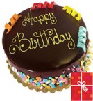 Order Online Midnight 1Kg Special Cadbury Games Chocolate Cake n Greeting Card Delivery in Hooghly Sameday Lowcost